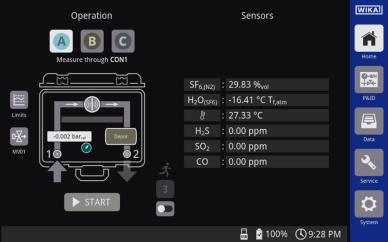 触摸屏操作，菜单逻辑清晰